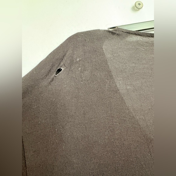 Michael Kors Sheer Layered Tunic - Dark Gray - Picture 3 of 7